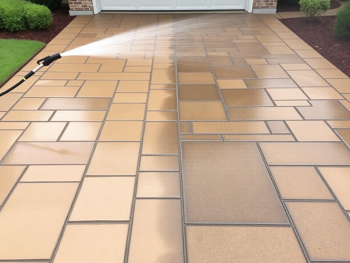 Oprit- en terrasreiniging